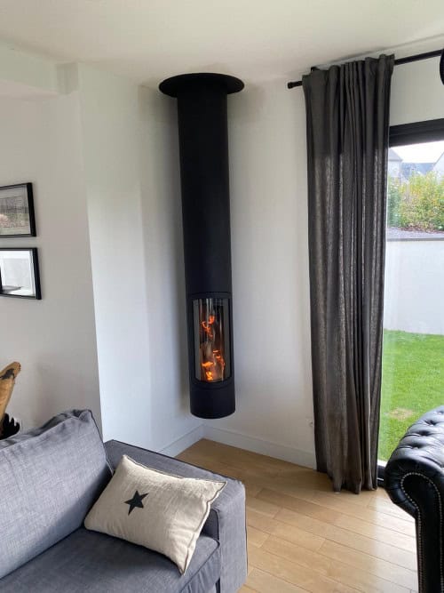Poêle à bois Focus : Modèle SLIMFOCUS - Les Experts Chaleur Bois