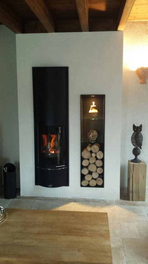 Installation poêle à bois